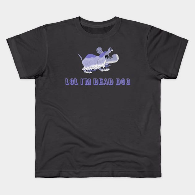 Laughing Game Dog Kids T-Shirt by genesisman